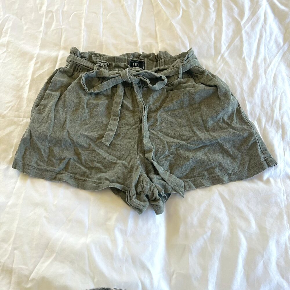2 Pairs of HAVE Linen Blend Shorts